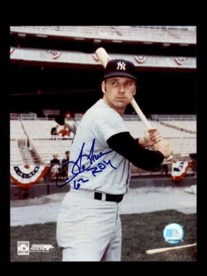 Foto autógrafa firmada por Tom Tresh 62 ROY 8x10 Yankees Foto 1 de 2