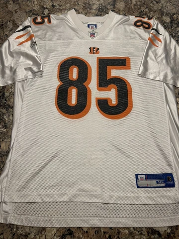 Cincinatti Bengals Chad Johnson #85 Football Jersey NFL Reebok Men's XL Size 48 Cover