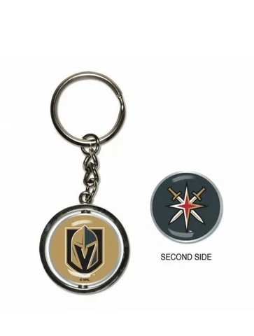 Vegas Golden Knights Spinner Design Keychain [NEW] NHL Key Chain Ring Nickel Cover