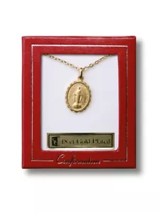 Miraculous Medaille mit 18 Zoll Halskette 18 kt vergoldet - Bild 1 von 2