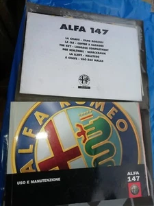 Manuale Auto Alfa Romeo 147 Benzina  - Foto 1 di 1