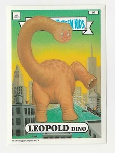 Die Total Kaputten Garbage Pail Kids GPK Topps German 1994 #97 Leopold Dino - Bild 1 von 2