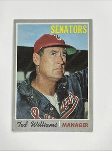 1970 Topps #211 Ted Williams HOF Washington Senators HOF - Picture 1 of 2