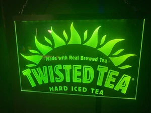 Twisted Tea LED Neonlicht Schild Spielzimmer Mann Höhle (12x8" RGB Farbwechsel) - Bild 1 von 6