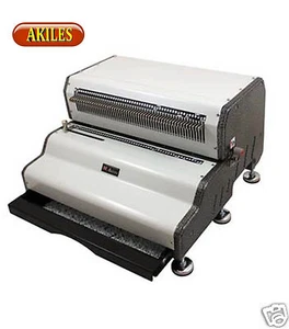 Akiles CoilMac-ECP+ Spulenbindemaschine & elektrischer Locher 4:1 ovale Löcher [Neu] - Bild 1 von 9