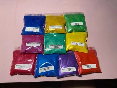 PEARL MICA PIGMENT SOAP COSMETIC GRADE COLORANT PEARLESCENT POWDER Epoxy slime - Image 1 of 4