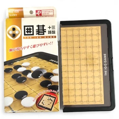 Japanese Igo Go Game Set Board Hanayama 2013 Portable Serie Folding Goban Japan - Image 1 of 4