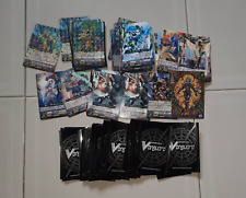 Vanguard Card Fight Cards and Sleeves Lot Used