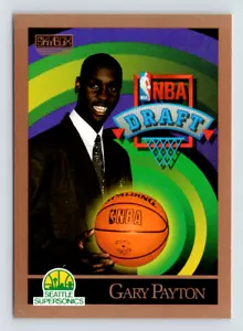 1990 Skybox Card #365 Gary Payton Hall of Fame, Seattle Sonics Rookie, vedi video - Foto 1 di 3