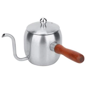 Coffee Kettle500ml Stainless Steel Tea Pot with non-slip HandlePour Over Drip... - Picture 1 of 8