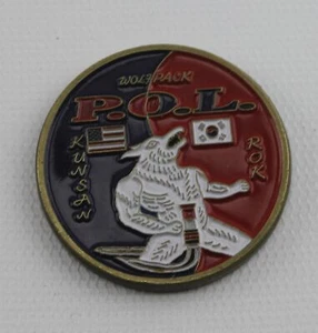 Moneda Desafío 8th Fighter Wing Kunsan AB Corea "Luckey" Pumping the Pack - Imagen 1 de 2