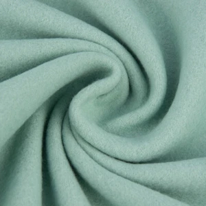 Baumwollfleece Fleece aus Baumwolle einfarbig mint 1,45m - Bild 1 von 4