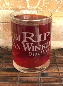 OLD RIP VAN WINKLE Collectible Whiskey Glass 8 Oz - Picture 1 of 1