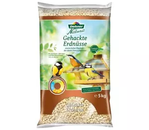 Dehner Natura Premium mangime per uccelli selvatici arachidi tritate 5 kg - Foto 1 di 9