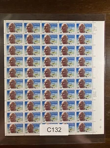 C132 US Mint Sheet, 40 cent William T. Piper NEW DESIGN, Mint NH - Picture 1 of 3