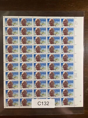 C132 US Mint Sheet, 40 cent William T. Piper NEW DESIGN, Mint NH - Image 1 of 3