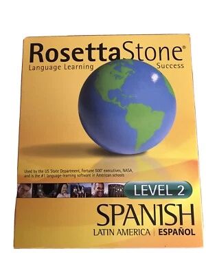  Brand New Rosetta Stone Spanish Latin America Level 2 factory saled - Image 1 of 4