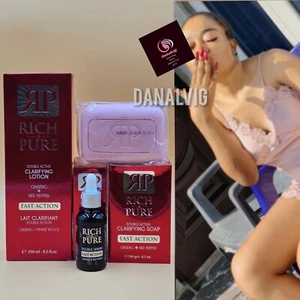 Rich & Pure Double Active Clarifying Lotion ,Soap, And Serum3 Pieces - Picture 1 of 2