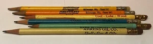 6 Old Advertising Pencils Skelly Gas Oil Auto Chevrolet Dealer Mukwonago WI Wis - Picture 1 of 10