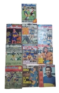 El Grafico BOCA JUNIORS COVERS Lot Football Spanish Magazine Argentina 1960-80's - Picture 1 of 3