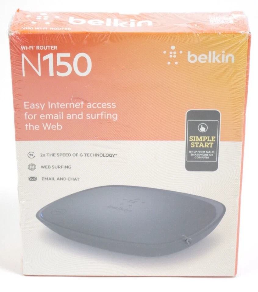 Belkin N150 150 Mbps 4-Port Wireless Wi-Fi Router (F9K1001) - Image 1 of 1