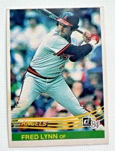 ⭐🦄 Tarjeta Fred Lynn #108 – 1984 Donruss California Angels MLB Salón de la fama Medias Rojas - Imagen 1 de 2