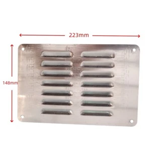 Aluminum 9"x6" rectangular louver air vent/dent vent For Caravan RV Boat Marine - Picture 1 of 6