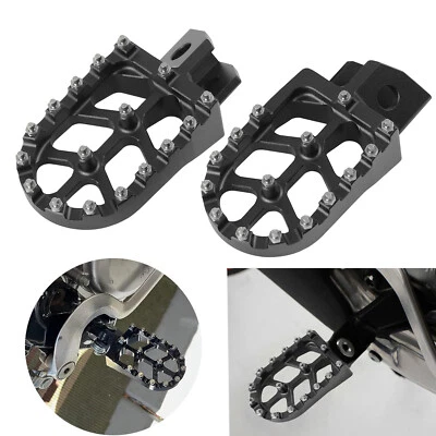 CNC Wide Foot Pegs Footrest Pedal For Yamaha XT250 YZ125 YZ80 WR250 TTR90 TTR125 - Image 1 of 4