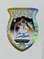 2021-22 Crown Royale Future Kings Signatures Cameron Thomas Auto RC Jer Num 8/17