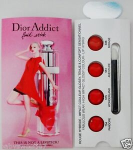 Dior Addict Fluid Stick Lipstick Gloss Palette 754 575 551 338 w Lip Brush