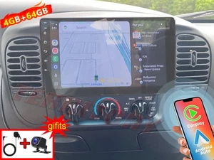 4+64G Android 10.1" For 1997 1998 1999-2004 Ford F150  Car Stereo Carplay GPS - Foto 1 di 18