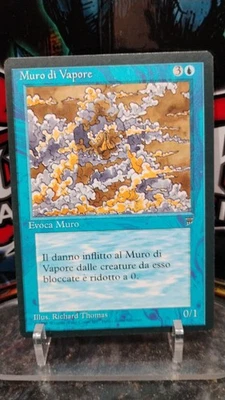 WALL OF VAPOR Italian Version MAGIC The Gathering SUMMON 1995 Trading Card - Image 1 of 2