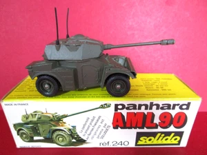 Solido Tanks 239 PANHARD AML 90 ARMOURED CAR #240 Box - Picture 1 of 14