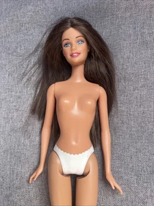 Muñeca Barbie Mattel 1999 11,5 pulgadas morena desnuda - Imagen 1 de 5
