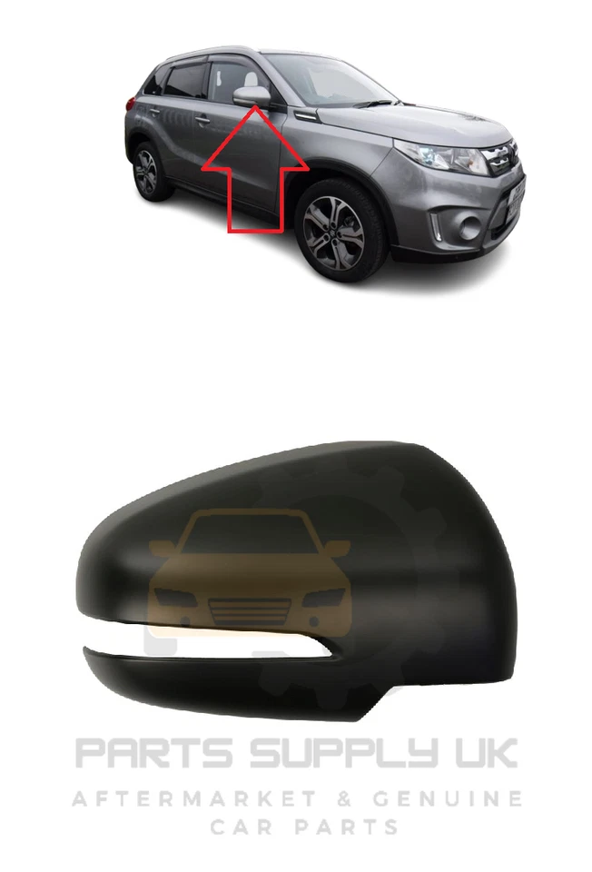 NEW FOR SUZUKI VITARA 2015 - 2020 WING MIRROR COVER CAP FOR PAINTING RIGHT O/S - Image 1 of 1
