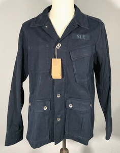 A.P.C. Sideways Men's Size M Navy Blue Jacket NWT - Picture 1 of 8