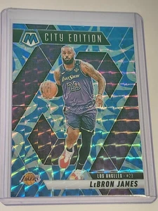 24-25 Panini Mosaic Lebron James City Edition #286 Reactive Blue Prizm - Bild 1 von 2