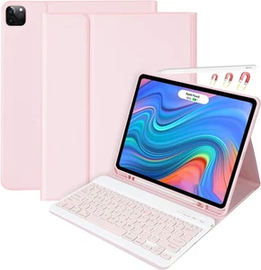 Tastatur Hülle für iPad Air 13 (M2) 2024 & iPad Pro 12,9 Zoll (5., 6. Generation... - Bild 1 von 9
