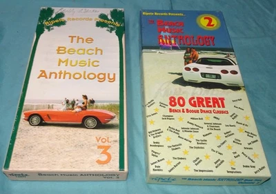 LOT OF 2 SETS = VOLUME 2 & 3 The Beach Music Anthology CD Box Ripete Records - Image 1 of 4