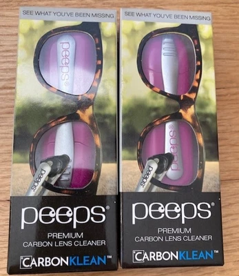 Limpiador de lentes Peeps Carbon Klean Premium - Paquete de 2 Foto 1 de 2