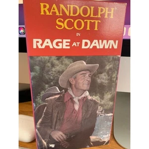 Rage at Dawn (VHS, DD) Randolph Scott - Foto 1 di 2