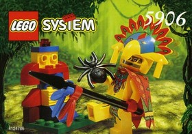 Vintage Lego Adventurers  'RULER OF THE JUNGLE' 5906 With Parts List 1999