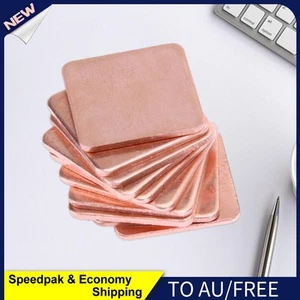 AU 10 pcs 20mmx20mm 0.3mm Heatsink Copper Shim Thermal Pads for Laptop - Bild 1 von 6