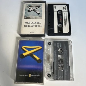 MIKE OLDFIELD TUBULAR BELLS 1 & 2 CASSETTE TAPE 2 tapes 1973 tested vgc - Picture 1 of 7