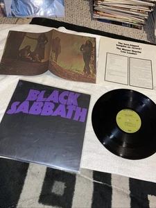 1. US Presse: Black Sabbath Master Of Reality LP mit Songtiteln Poster - Bild 1 von 14