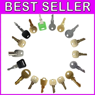 Durable Elevator and Cabinet Master Key Set - 21 Modern Keys Included - Image 1 of 4