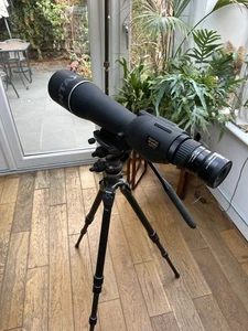 Pentax PF-100ED Spotting Scope with Gitzo GLock Ultra Tripod Excellent Condition - Picture 1 of 13