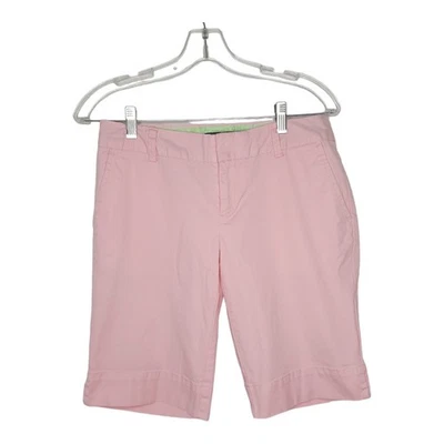Bermudas Vineyard Vines Rosa Algodón Elastizadas Bolsillos Mujeres 2 Foto 1 de 4