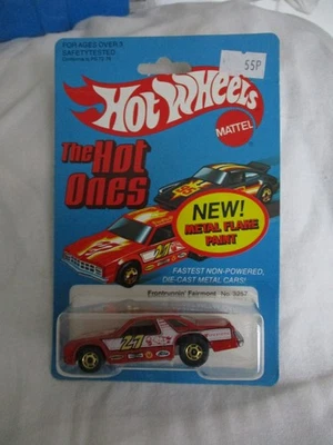 Tarjeta sellada Hot Wheels 1981 Rare The Hot Ones Frontrunnin' Fairmont Foto 1 de 4