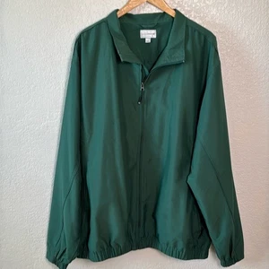 Cutter & Buck Herren XL Tall CB Wind Tec grün Jacke mit Taschen Windbreaker - Bild 1 von 10